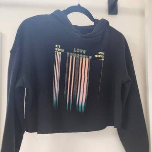 Authentic BTS World Tour Love Yourself Speak Yourself Cropped Hoodie - size S